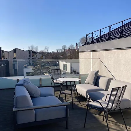 Penthouse In Old Lägenhet Vilnius